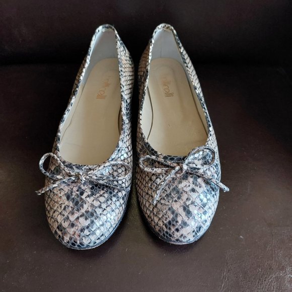 Beautiful Botticelli snake pattern leather shoes size 7 - Picture 2 of 7